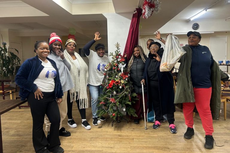 Donations of Christmas gifts helped people celebrate.