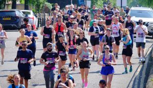 Runners in the Hackney Half